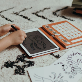 KIDYWOLF | Kidydraw mini extra tekenkaarten - heelal & dinosaurus