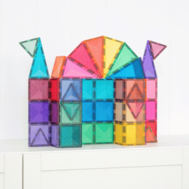 CONNETIX TILES | Magnetische tegels - glitter castle - 48 stuks