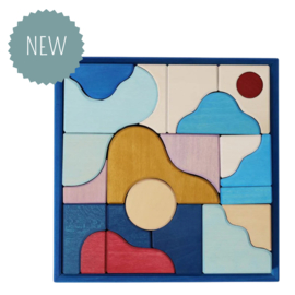 GRIMM'S | Bouwblokken set wave - 22st