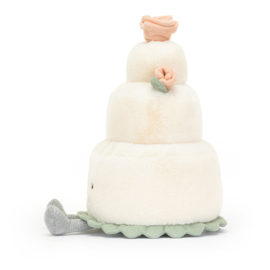 JELLYCAT | Amuseable Knuffel Bruidstaart - Amuseable Wedding Cake - 28 x 19 cm