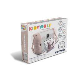 KIDYWOLF | Kindercamera met thermische printer - roze