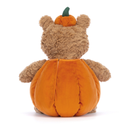 JELLYCAT | Knuffel Beer Bartholomew Pompoen - large - 36 x 21 cm