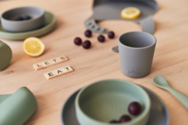 JOLLEIN | Kinderservies - siliconen Ash Green