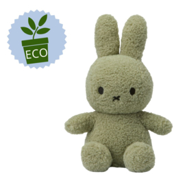 NIJNTJE | Knuffel Nijntje Teddy groen 33 cm - Miffy sitting teddy green