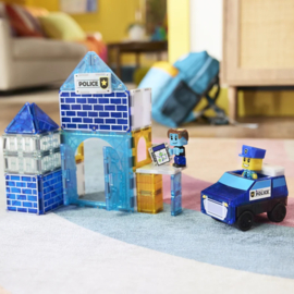 Magna-Tiles | Magnetische tegels police station - 27st