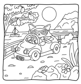 REBO | Kleurboek cozy travel fun