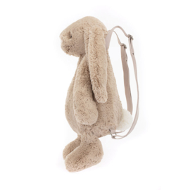 JELLYCAT | Rugzak Bashful konijn - 32 x 17 x 14 cm
