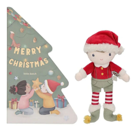 LITTLE DUTCH | Kerstboekje met kerstpop