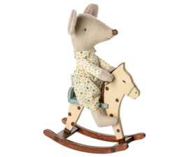 MAILEG | Poppenhuis hobbelpaard stip - muis