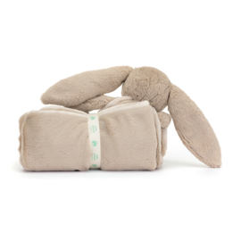 Jellycat | Knuffeldoek konijn beige