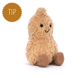 JELLYCAT | Amuseables knuffel pinda - 15 x 7 x 6 cm