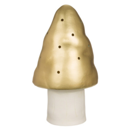 HEICO | Lamp paddenstoel goud - 28 cm