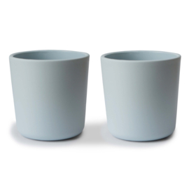 MUSHIE | Bekers Poeder Blauw (2st) - Cup Powder Blue