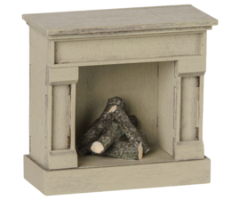 MAILEG | Poppenhuis Openhaard Off White - muis