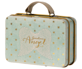 MAILEG | Muis kleine zus engel in koffer - Angel mouse suitcase