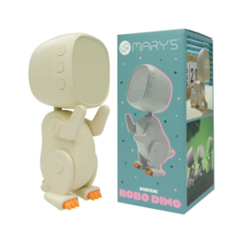 MARY'S | Wekker robot dino - wit