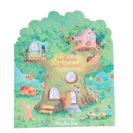 MOULIN ROTY | Kleur- en stickerboek - La grande famille