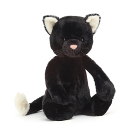 JELLYCAT | Knuffel Bashful Kat Zwart - Kitten Black