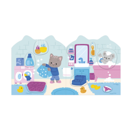JANOD | Stickerboek met herbruikbare stickers - het huis