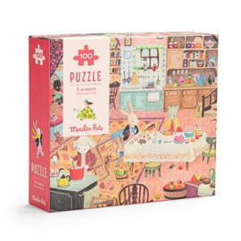 MOULIN ROTY | Puzzel in het huis - la grande famille - 100st