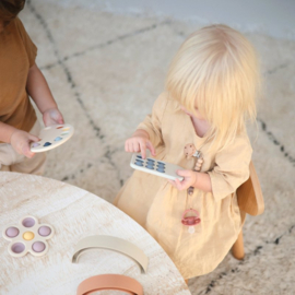 MUSHIE | Baby speelgoed telefoon - Phone Press Toys Cambridge Blue
