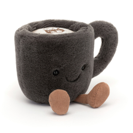 JELLYCAT | Amuseable Knuffel Kopje koffie - Coffee Cup - 14 x 10 cm