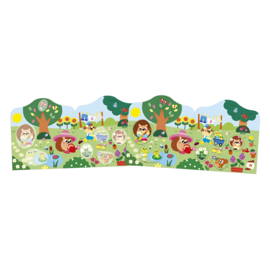 JANOD | Stickerboek met herbruikbare stickers - de tuin