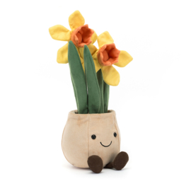 JELLYCAT | Amuseable Knuffel Narcis in pot - Daffodil - 29 cm
