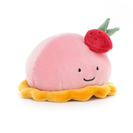 JELLYCAT | Knuffel Gebakje Framboos - Pretty Patisserie Dome Framboise