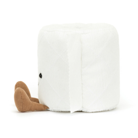 JELLYCAT | Amuseables knuffel toiletrol - 15 x 12 x 12 cm