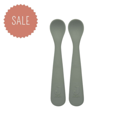 JOLLEIN | Siliconen lepels (2st) - Ash Green