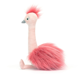 JELLYCAT | Knuffel struisvogel Fou Fou - 31 x 14 x 15 cm
