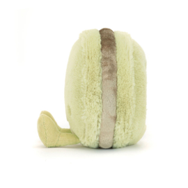 JELLYCAT | Amuseables knuffel macaron pistache - 12 x 10 x 5 cm