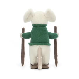 JELLYCAT | Knuffel muis met ski's - Merry Mouse  Skiing