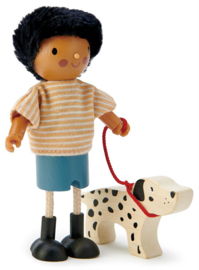 TENDER LEAF TOYS | Poppenhuis popje mr Forrester & hond