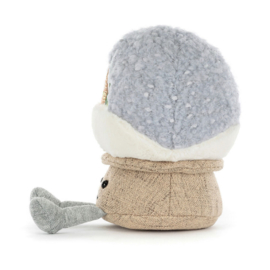 JELLYCAT | Amuseables knuffel sneeuwbol - 20  x 13 x 10 cm