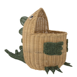 BLOOMINGVILLE MINI | Mand Dinosaurus - Eddi Basket Rattan