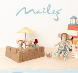 MAILEG | Poppenhuis strandstoelen set - muis