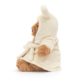 JELLYCAT | Knuffelbeer badjas - Bartholomew Bear Bathrobe - medium - 28 x 12 cm