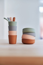 JOLLEIN | Kinderservies - siliconen Ash Green