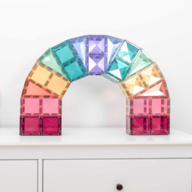 CONNETIX TILES | Pastel creative pack - Magnetische tegels pastel - 120 stuks