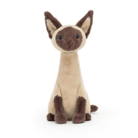 JELLYCAT | Knuffelkat Siamees - Iris Siamese Cat - 27 x 12 cm