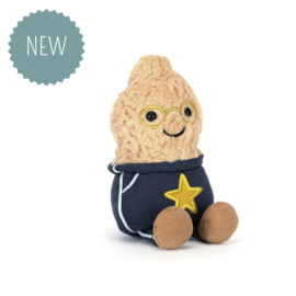 JELLYCAT | Amuseables knuffel pinda ster student  -15 x 7x 6 cm