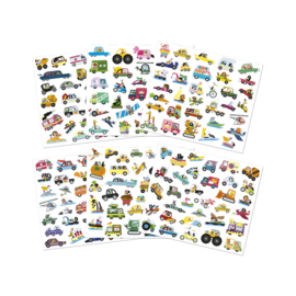 JANOD | Stickers voertuigen - 200 stuks