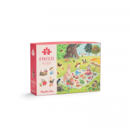 MOULIN ROTY | Puzzel vier seizoenen - la grande famille - 4 x 12st