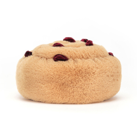 JELLYCAT | Amuseables knuffel rozijnenbroodje - 10 x 12 x 12 cm