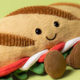 JELLYCAT | Amuseables knuffel baguette caprese - 10 x 12 x 6 cm