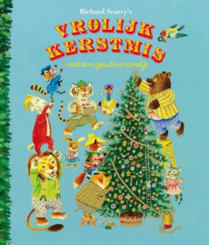 KINDERBOEK | Gouden Boekjes - Vrolijk kerstmis met een gouden rand