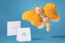 JELLYCAT | Knuffel Vlinder geel - Butterfly Buttercup