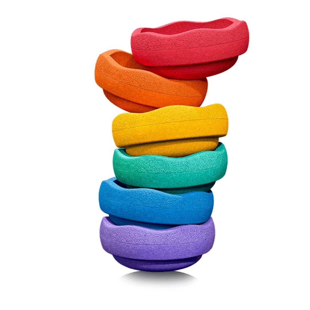 STAPELSTEIN | Stapelstenen Original Rainbow - 6 st